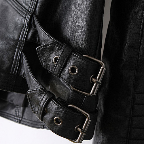 Wholesale-Leather Jacket Women jaqueta de couro feminina motorcycle ladies leather jacket women coat suede coat PU jacket coat