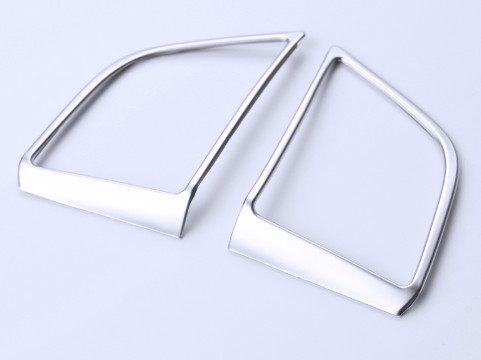 2Pcs/Set For Hyundai Tucson 2015 2016 2017 Car Steering Wheel Sequins Covers Chrome Trim Chromium Styling Decoration Accessories