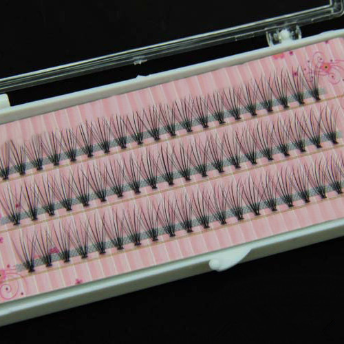 High Quality Fashion 60pcs Professional Makeup Individual Cluster Eye Lashes Grafting Fake False Eyelashes with Free Shipping