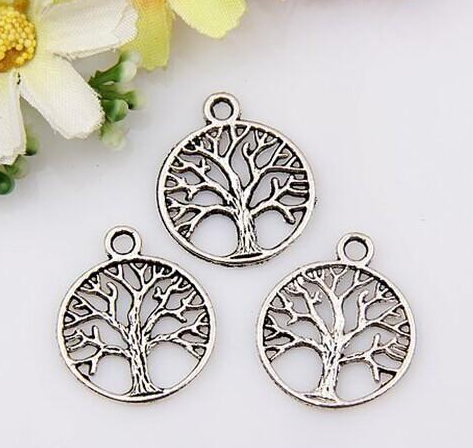 MIC 200PCS/lot Tibetan Silver TREE DANGLE Tree of Life Circle Charms Pendant Jewelry DIY 20x24mm
MIC 200PCS/lot Tibetan Silver TREE DANGLE Tree of Life Circle Charms Pendant Jewelry DIY 20x24mm