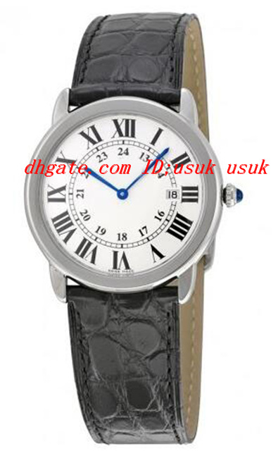 Top Quality Luxury Wristwatch Ronde Solo Steel Black Leather Midsize Watch 36mm Quartz Watch Watches, White
Top Quality Luxury Wristwatch Ronde Solo Steel Black Leather Midsize Watch 36mm Quartz Watch Watches, White