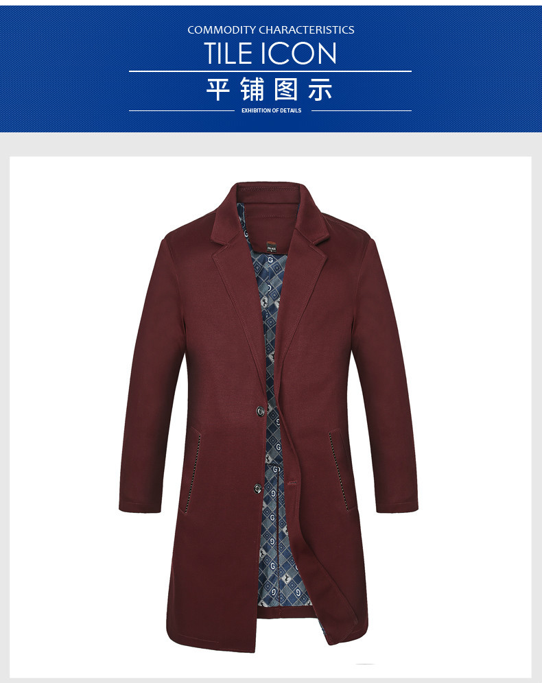 Oversized 8XL7XL Excellent Brand Jacket Mens Long Trench Coat Homme Jacket Men Warm Coat Long Section Windbreaker free delivery