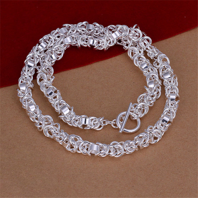 Hot sale Leading TO necklace Men plated sterling silver necklace SN060,fashion 925 silver Chains necklace factory direct sale christmas gift
Hot sale Leading TO necklace Men plated sterling silver necklace SN060,fashion 925 silver Chains necklace factory direct sale christmas gift