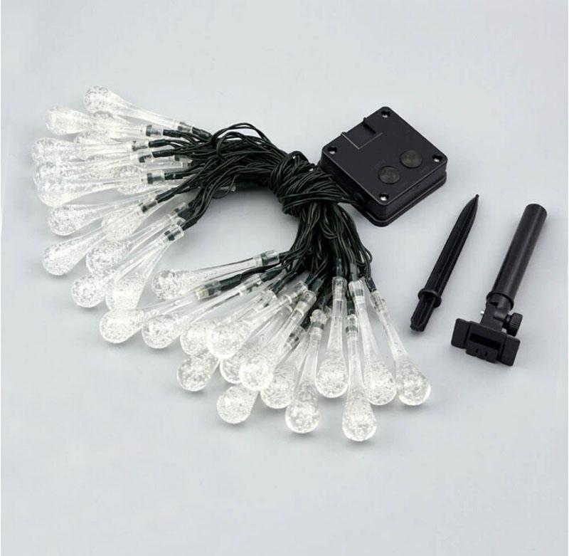 Solar Power led string light Crystal Water Drop Fairy String Light 19.7ft 30LED 3 Modes Solar Light for Party weding Christmas Decoration
Solar Power led string light Crystal Water Drop Fairy String Light 19.7ft 30LED 3 Modes Solar Light for Party weding Christmas Decoration