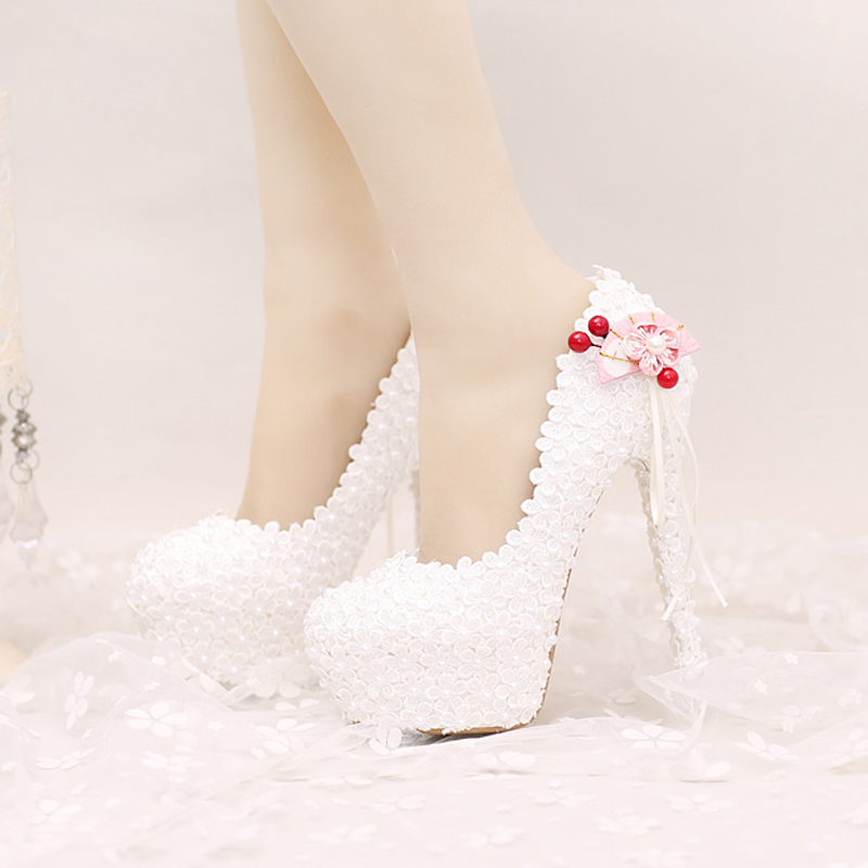 White Lace Wedding Shoes Platforms Beautiful Women Pumps with Appliques Tassel Gorgeous Design Bridal Party Prom Shoes
White Lace Wedding Shoes Platforms Beautiful Women Pumps with Appliques Tassel Gorgeous Design Bridal Party Prom Shoes