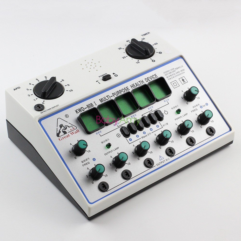 kwd808i Electric Acupuncture Stimulator Machine KWD808I 6 Output Patch Massager Care 110V240V EU US UK AU Plug
kwd808i Electric Acupuncture Stimulator Machine KWD808I 6 Output Patch Massager Care 110V240V EU US UK AU Plug