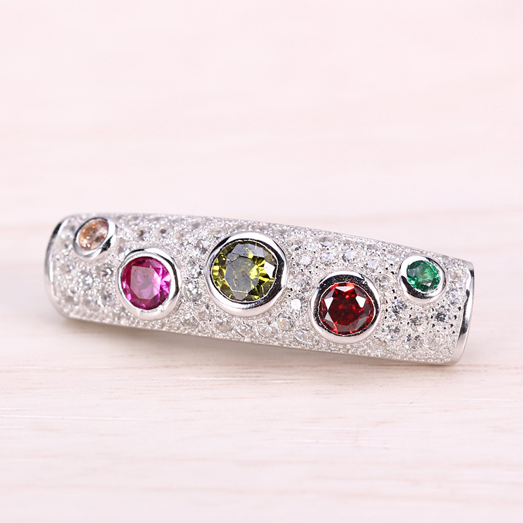 925 sterling silver charms for jewelry making fit Pandora style jewelry bracelets pipe shape bead full stone beads free shipping, Black
925 sterling silver charms for jewelry making fit Pandora style jewelry bracelets pipe shape bead full stone beads free shipping, Black