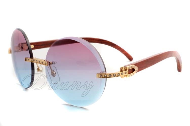 2019 new style full diamonds, round trendy sunglasses 3524012 with natural wood arms, in gold Size: 56-18-135 mm
2019 new style full diamonds, round trendy sunglasses 3524012 with natural wood arms, in gold Size: 56-18-135 mm