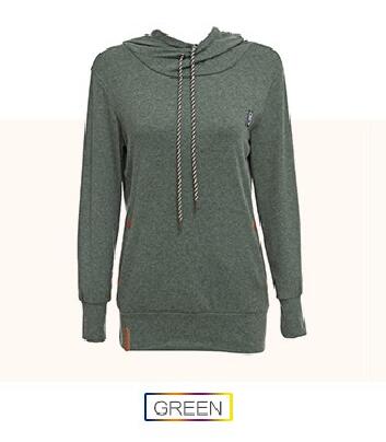 Women Hoodies Sweatshirt Casual Hooded Long Sleeve Pocket Design Embroidered Hoodie For Women Sudaderas Mujer