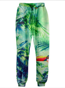 Wholesale-new fashion pizza space 3D sweatpants joggers both side printing 3d jogging pants harajuku casual sports trousers