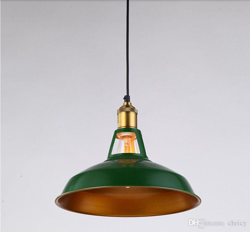 loft industrial pendant lighting led vintage lighting Metal Pendant Hanging Lights American Countryside Barn Edison Pendant Lamps