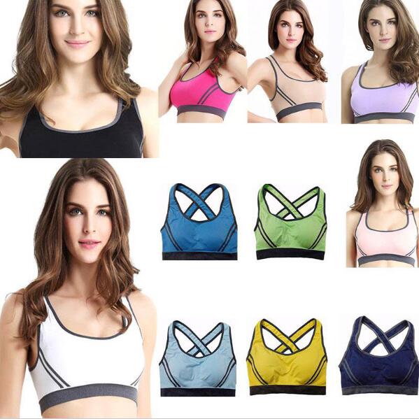 Popular Women Padded Top Athletic Vest Gym Fitness Sports Bra Stretch Cotton Seamless Sexy sporty vest bras Free Shipping, Pink
Popular Women Padded Top Athletic Vest Gym Fitness Sports Bra Stretch Cotton Seamless Sexy sporty vest bras Free Shipping, Pink