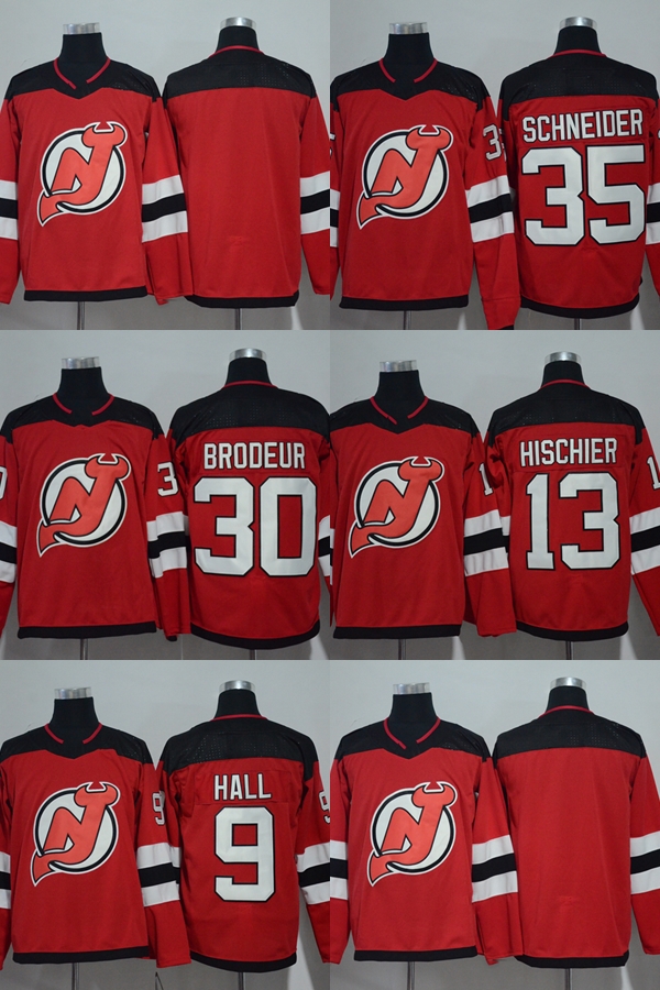 Hot Sale 2017 New Brand Mens New Jersey Devils Blank 9 Taylor Hall 13 Nico Hischier 30 Martin Brodeur 35 Cory Schneider Red Hockey Jerseys
Hot Sale 2017 New Brand Mens New Jersey Devils Blank 9 Taylor Hall 13 Nico Hischier 30 Martin Brodeur 35 Cory Schneider Red Hockey Jerseys