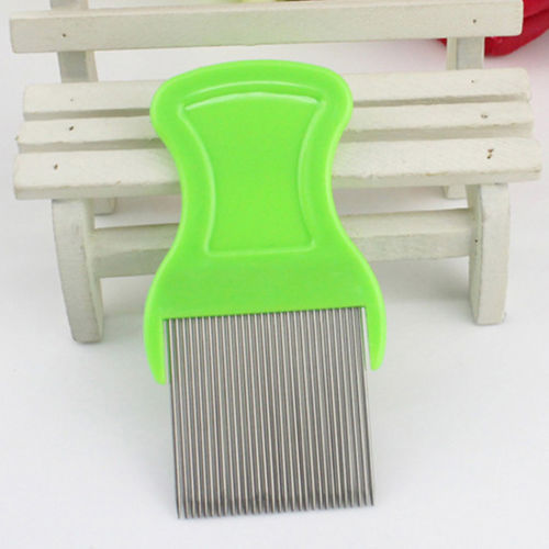 Flea Comb Cootie Stainless Steel Lice Comb for Children Flea Combs