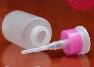 150ML Pump Polish Dispenser Bottle Nail Art Remover UV GEL Cleaner XB