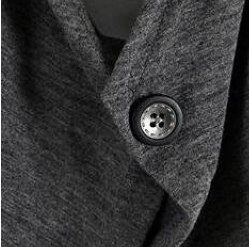 Mens Fashion Cardigan Hooded Sweater Shirt Personality Lengthen Long Men's Sweater Mens Overcoat Men Long Coat Trench Coat Men