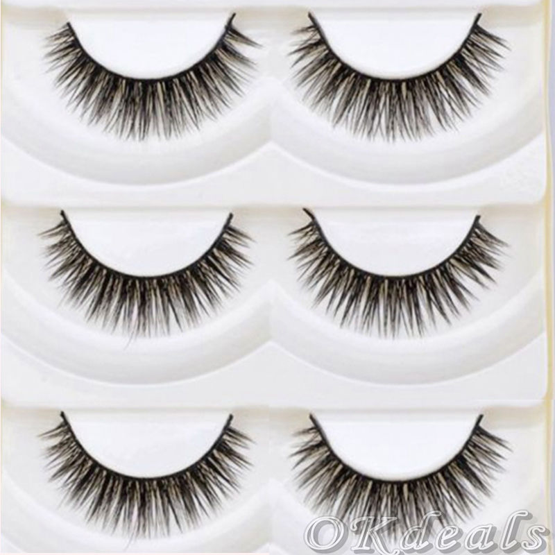 Wholesale-5 Pairs/lot Cute Handmade Soft Thick Cross Eye Lashes Extension Long Beauty False Eyelashes Makeup tools
Wholesale-5 Pairs/lot Cute Handmade Soft Thick Cross Eye Lashes Extension Long Beauty False Eyelashes Makeup tools