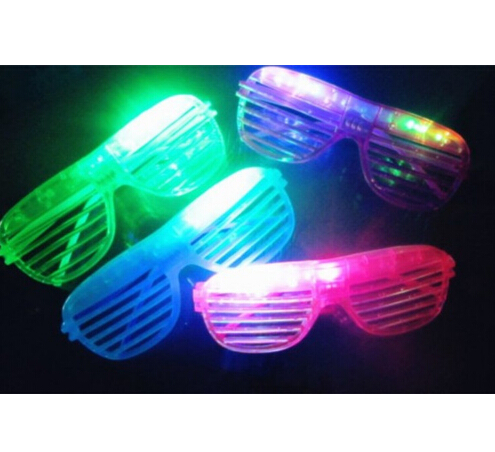 10Pcs/lot Hot Sale Flashing Party LED Light Glasses for christmas Birthday Halloween Party Decoration Supplies Glow Glasses