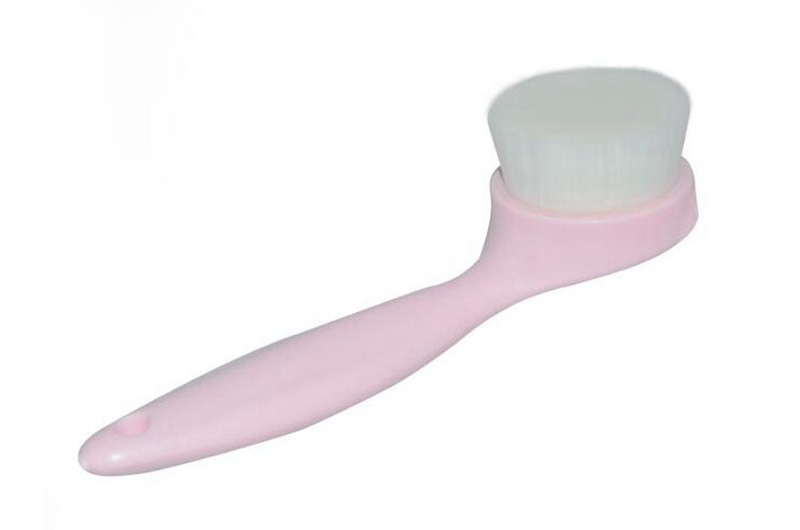 20 pcs facial cleaning brush mekup brush with long handle and PBT soft hair black head cleaning brush DHL free