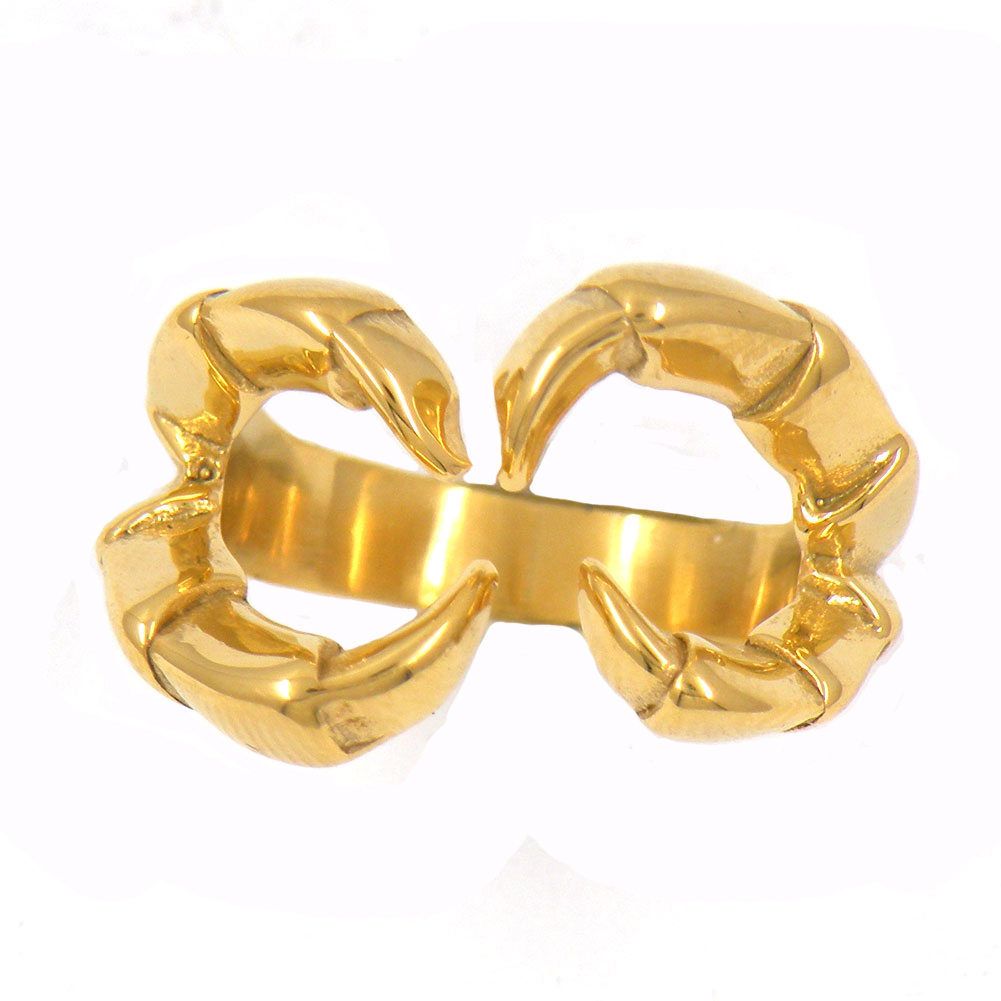 FANSSTEEL STAINLESS STEEL mens or womens punk vintage jewelry CRAB CLAW RING BIKER RING GIFT 13W75G
FANSSTEEL STAINLESS STEEL mens or womens punk vintage jewelry CRAB CLAW RING BIKER RING GIFT 13W75G