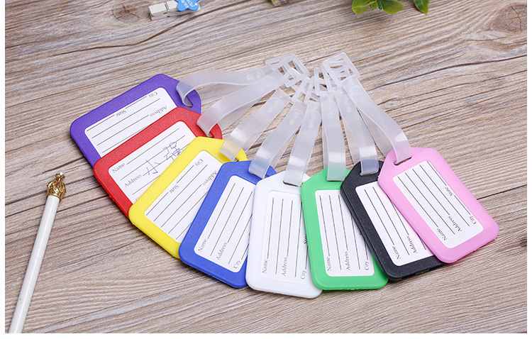 20pcs Bag Parts Candy luggage tags on board Environmental protection plastic card sets of checked baggage tag listing
20pcs Bag Parts Candy luggage tags on board Environmental protection plastic card sets of checked baggage tag listing