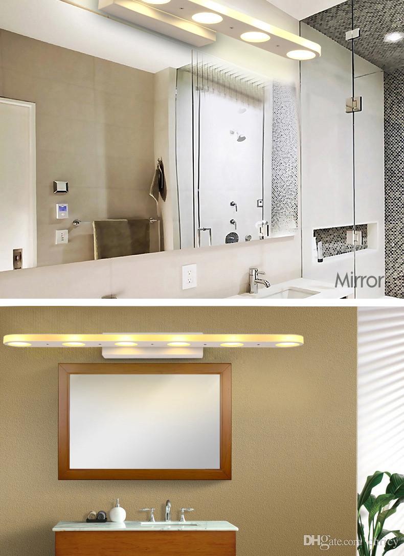 Creative bathroom vanity led light led mirror lights modern wall lamps bathroom dress room make up bathroom lighting wall sconces lamp