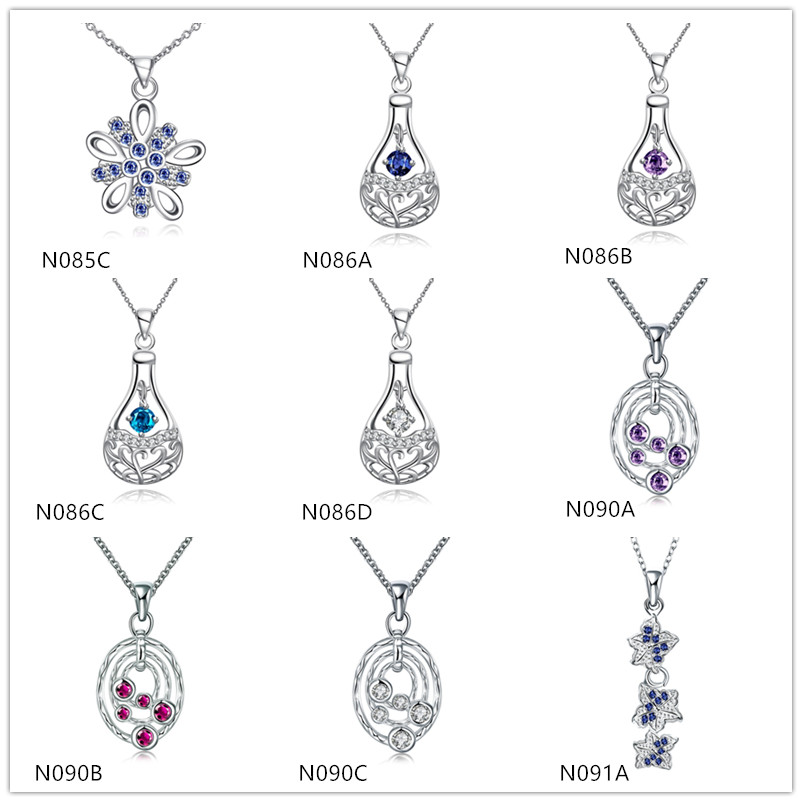 factory direct sale fashion women's gemstone 925 silver necklace pendants mixed style,sterling silver plated pendant necklaces GTN16
factory direct sale fashion women's gemstone 925 silver necklace pendants mixed style,sterling silver plated pendant necklaces GTN16