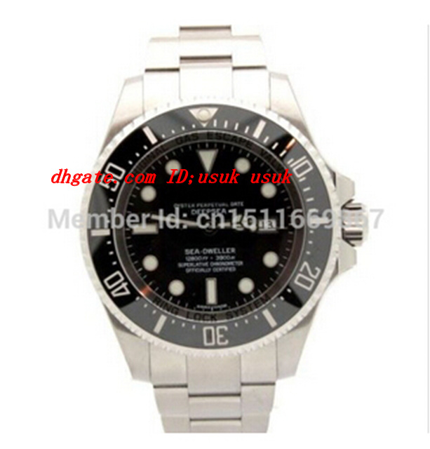 New Top Quality Luxury Wristwatch Stainless Steel Bracelet Sapphire 44MM Green Ceramic Bezel 116660 Automatic Men's Watch Watches, Black
New Top Quality Luxury Wristwatch Stainless Steel Bracelet Sapphire 44MM Green Ceramic Bezel 116660 Automatic Men's Watch Watches, Black