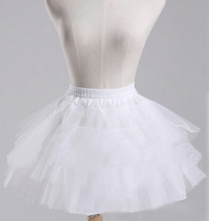 White /Black /Red Short Girls's Petticoat Three Layers Tulle Elastic Waist Kid's Accessories Underwear Hoopless Petticoat Rockabilly
White /Black /Red Short Girls's Petticoat Three Layers Tulle Elastic Waist Kid's Accessories Underwear Hoopless Petticoat Rockabilly