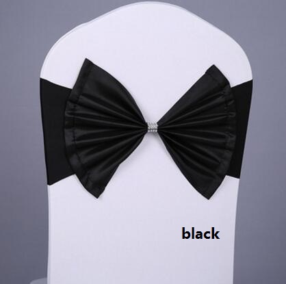Chair Sash Cover Band Banquet Party Decoration shining wholesale spandex stretch the butterfly chair cover sashes fast delivery WT065