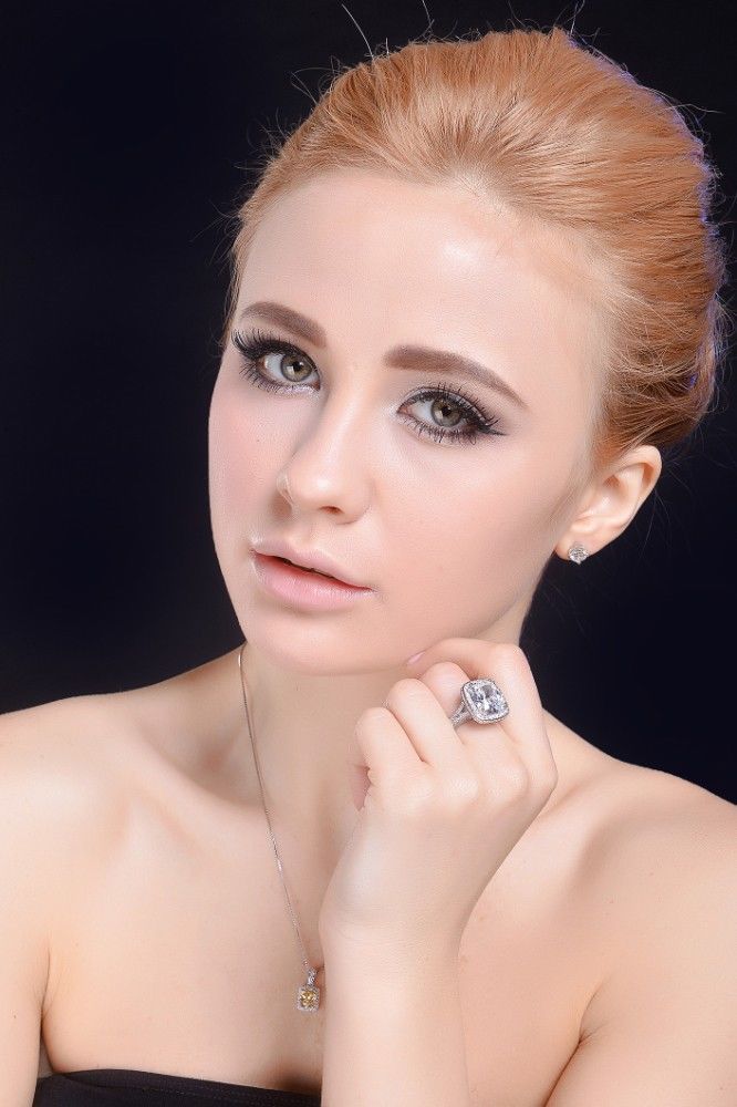 Victoria Wieck New Brand Jewelry 14KT white gold filled 8CT Big Topaz Simulated Diamond Wedding Engagement Band Rings for Women Size 5-11