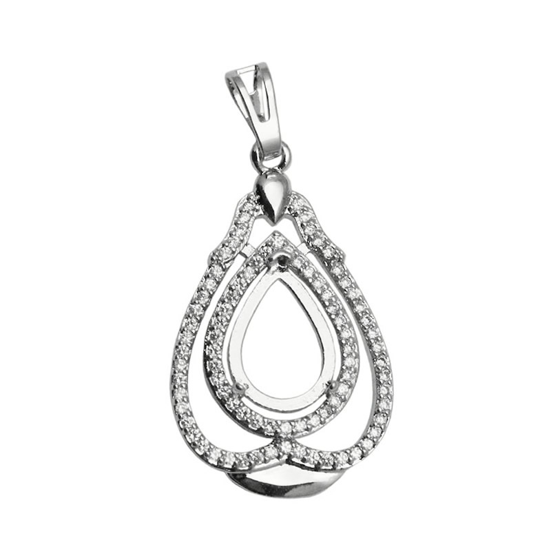 Beadsnice Diamonds Semi Mount Setting Pendant 9x13mm Oval 925 Sterling silver Metal Pendant Blanks Handmade Necklace for Her ID 34065
Beadsnice Diamonds Semi Mount Setting Pendant 9x13mm Oval 925 Sterling silver Metal Pendant Blanks Handmade Necklace for Her ID 34065
