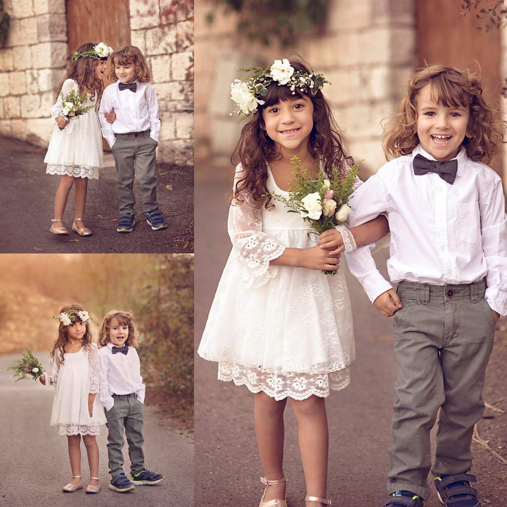 Lovely Cheap Lace Flower Girls Dresses For Wedding With Long Sleeves A-Line First Communion Dress Knee Length Empire Waist Birthday Gowns, Same as image
Lovely Cheap Lace Flower Girls Dresses For Wedding With Long Sleeves A-Line First Communion Dress Knee Length Empire Waist Birthday Gowns, Same as image