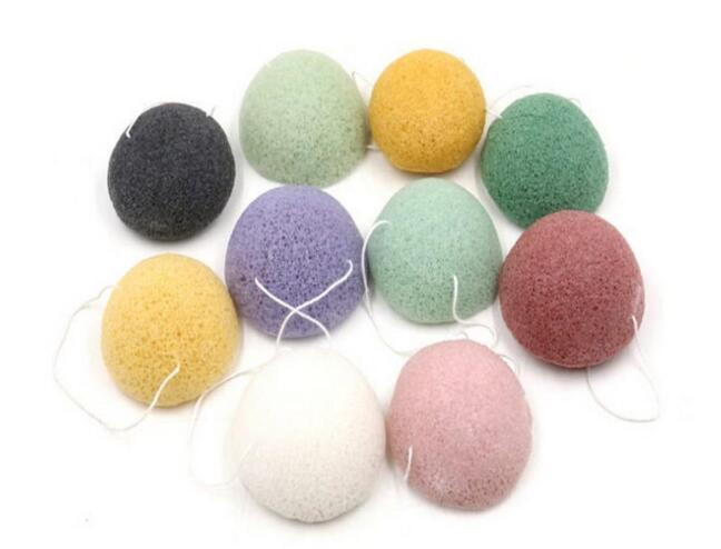 Konjac Sponge Puff Herbal Facial Sponges Pure Natural Konjac Vegetable Fiber Making Cleansing Tools For Face And Body Free Shipping