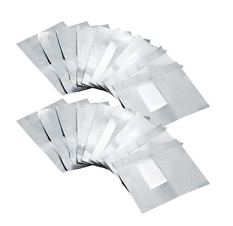 Aluminium Foil Nail Art Soak Off Acrylic Gel Polish Nail Removal Wraps Remover Makeup Tool 100Pcs/Lot
