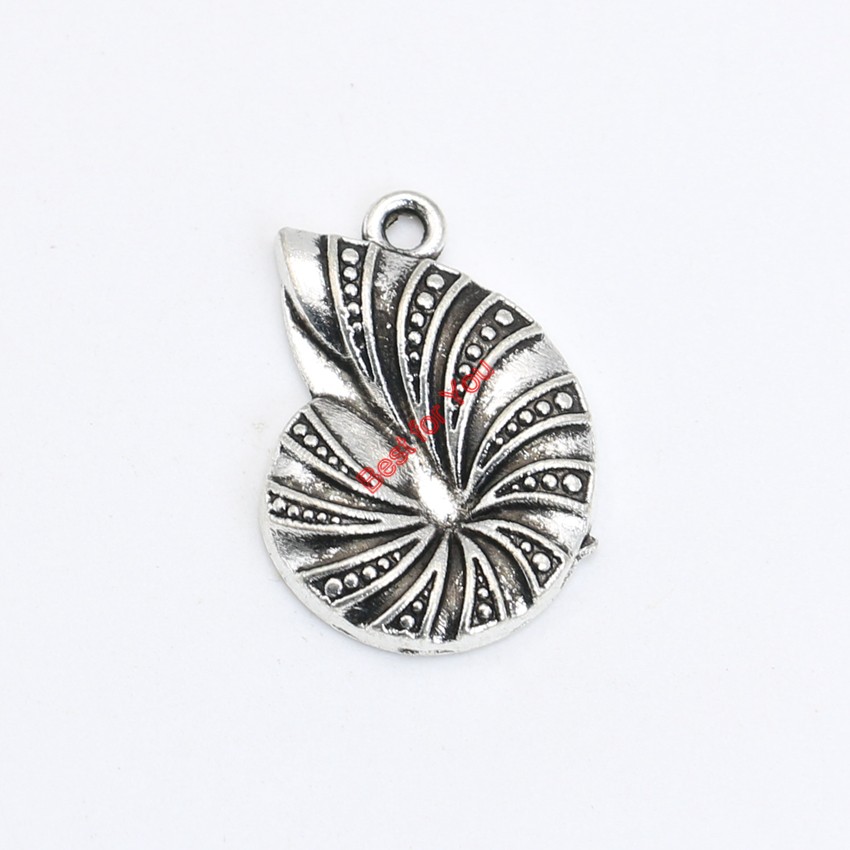 Antique Silver Plated Shell Charms Pendant Bracelet Necklace Jewelry Making DIY Handmade 23x17mm
Antique Silver Plated Shell Charms Pendant Bracelet Necklace Jewelry Making DIY Handmade 23x17mm