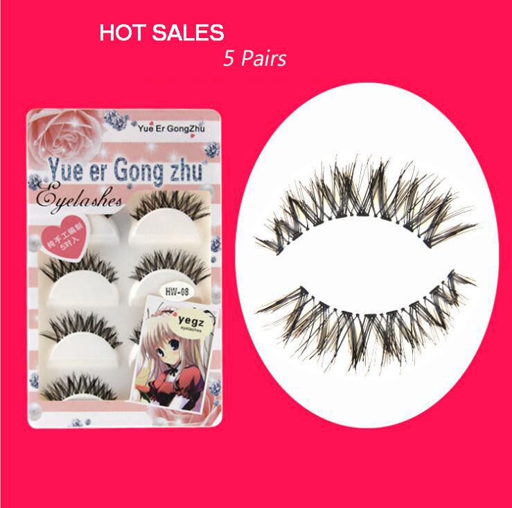 5 Pairs Women Lady New Natural Soft Eye Lashes Makeup Handmade Thick Fake False Eyelashes Tools
5 Pairs Women Lady New Natural Soft Eye Lashes Makeup Handmade Thick Fake False Eyelashes Tools