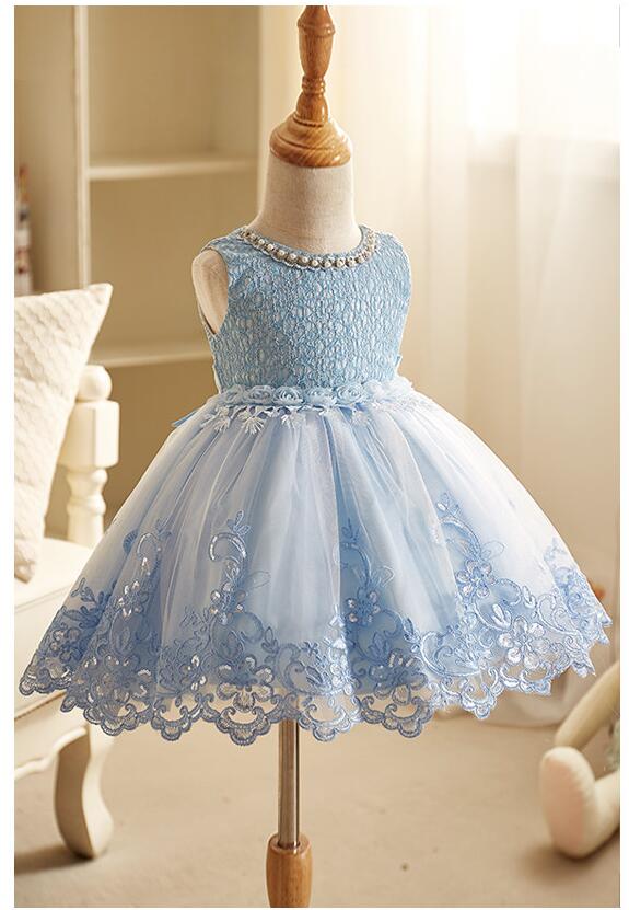 Knee Length Flower Girls Dresses Cute Ball gown Girls Party Dresses Pleats tulle with Floral Applique and Pearls pink,purple, Blue
Knee Length Flower Girls Dresses Cute Ball gown Girls Party Dresses Pleats tulle with Floral Applique and Pearls pink,purple, Blue