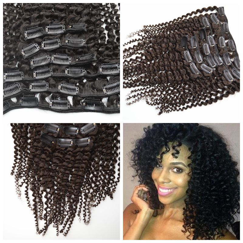 120g 12" 18" 20" 22" 24" 26" clip in hair extensions kinky curly Indian human hair weft 7PCS natural black G-EASY
120g 12" 18" 20" 22" 24" 26" clip in hair extensions kinky curly Indian human hair weft 7PCS natural black G-EASY