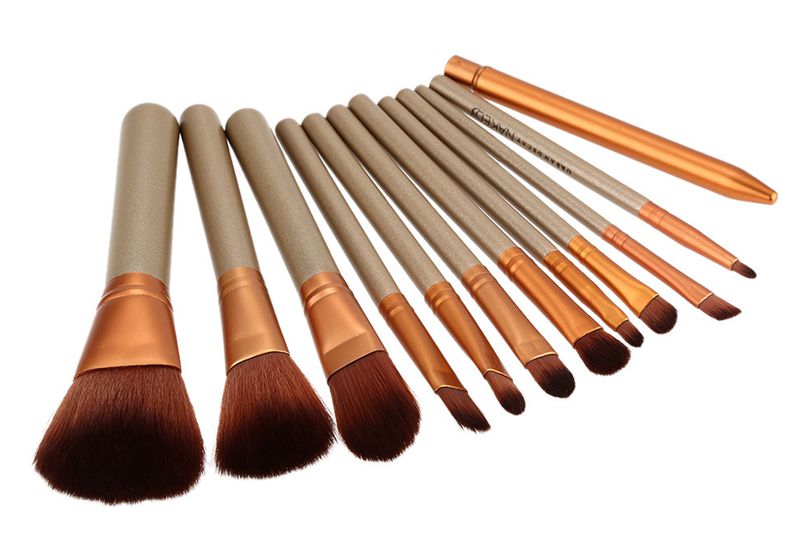 12 Pcs Cosmetic Makeup Brushes Set Powder Foundation Eyeshadow Eyeliner Lip Brush Tool Brand Make Up Brushes pincel maquiagem