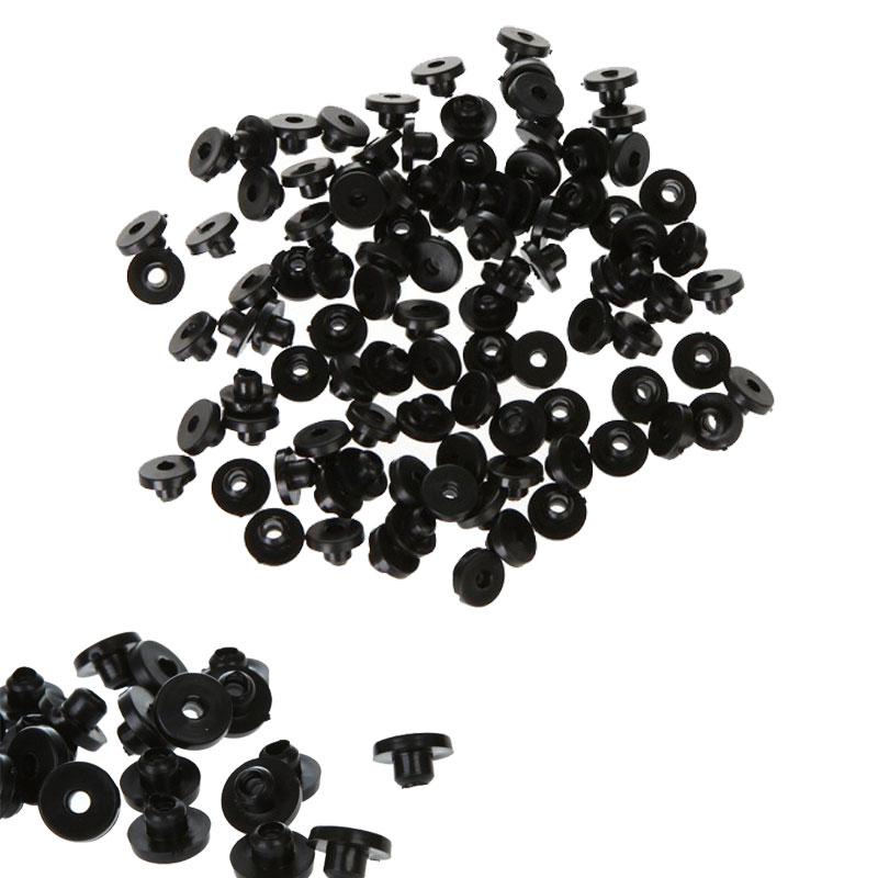 Wholesale 1000Pcs/lot Black Rubber Grommets Nipples for Tattoo Machine Needles