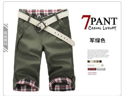 Wholesale- Fashion Designer Casual Plaid Inter F Men's Cropped Jean Pants Men for Leisure Trousers Men Pants Multi Colors Without