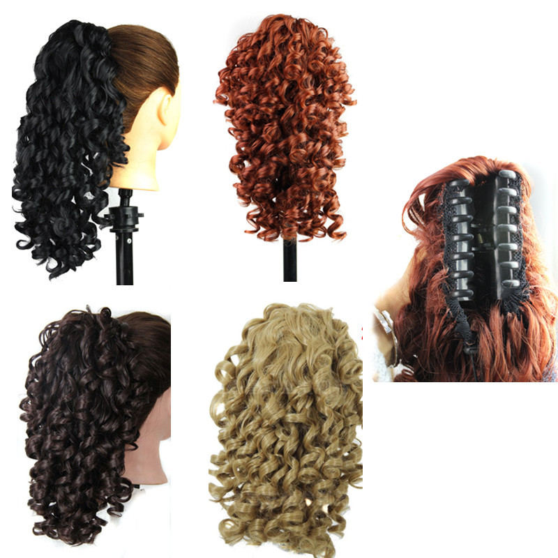 Synthetic hair Ponytail Claw Ponytails Curly wavy Hair pieces 19inch 165g pony tails hair extensions Fashiion style
Synthetic hair Ponytail Claw Ponytails Curly wavy Hair pieces 19inch 165g pony tails hair extensions Fashiion style