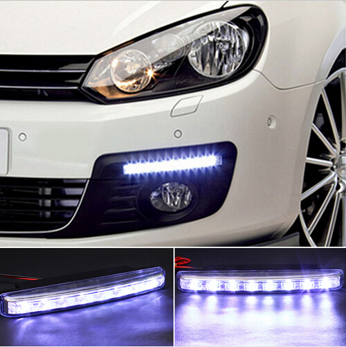 2pcs 8 LED Universal Car Light DRL Daytime Running Head Lamp Super White free shipping
2pcs 8 LED Universal Car Light DRL Daytime Running Head Lamp Super White free shipping