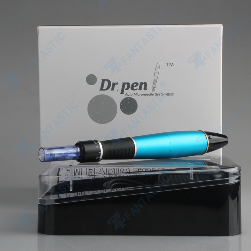 Rechargeable Auto Electric Derma Pen Micro Needling Roller+2 Cartridges 12 Needle Skin Care Dermapen Facial Roller Machine dr.pen A1-W