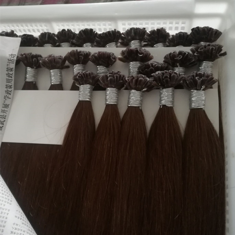 elibess brand grade 8a brazilian remy utip hair extensios 0 5g s200s lot nail tip virgin hair 1424 optional color free