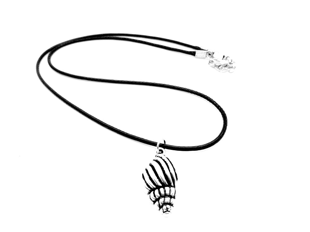 30PCS Beach Sea Shell Conch Necklace Ocean Winds Nautical Ariel Mermaid Seashell Leather Rope Necklaces