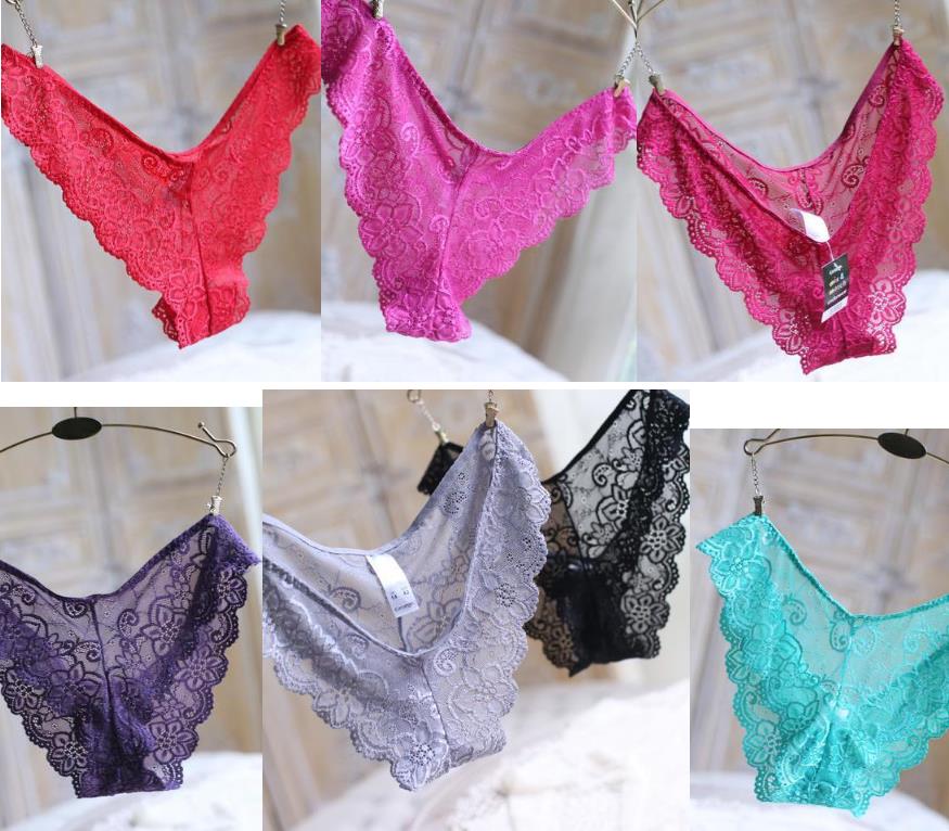 Women's fashion sexy lace flower Panties G-Strings sheer veil Briefs Bikini Knickers T Lingerie Perspective Underwear mixs colors gift, Multi
Women's fashion sexy lace flower Panties G-Strings sheer veil Briefs Bikini Knickers T Lingerie Perspective Underwear mixs colors gift, Multi