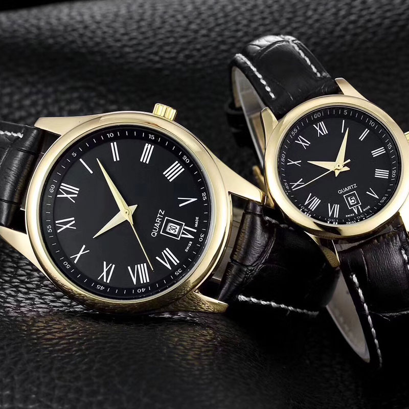 30m waterproof luxury mens women watches fashion lovers' wristwatches Leather strap dress quartz womens men watch for men's ladies Christmas Valentine's Day Gift, 1 + logo
30m waterproof luxury mens women watches fashion lovers' wristwatches Leather strap dress quartz womens men watch for men's ladies Christmas Valentine's Day Gift, 1 + logo