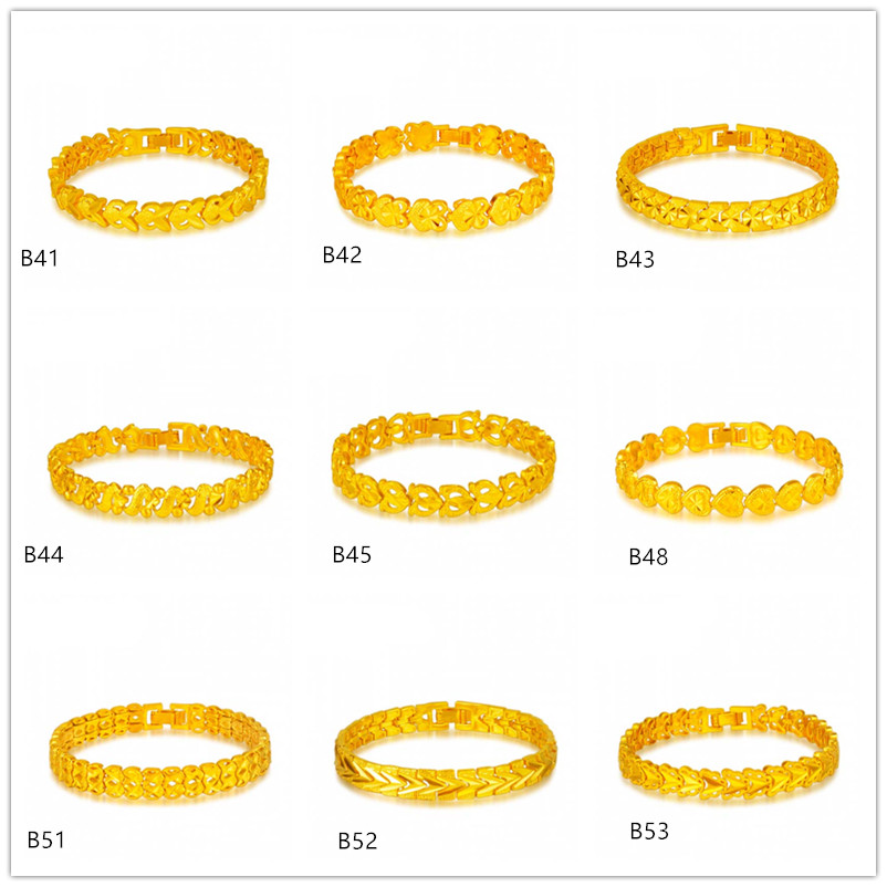 V shape lace Circular section yellow gold bracelets 6 pieces mixed style GTKB7 Online for sale fashion women's 24k gold bracelet
V shape lace Circular section yellow gold bracelets 6 pieces mixed style GTKB7 Online for sale fashion women's 24k gold bracelet